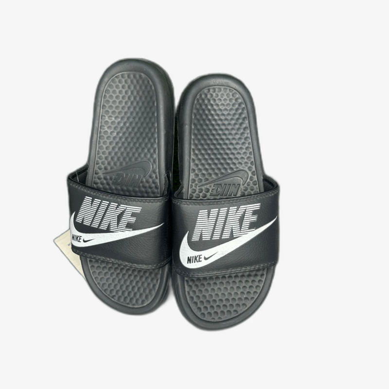 nike sliders black